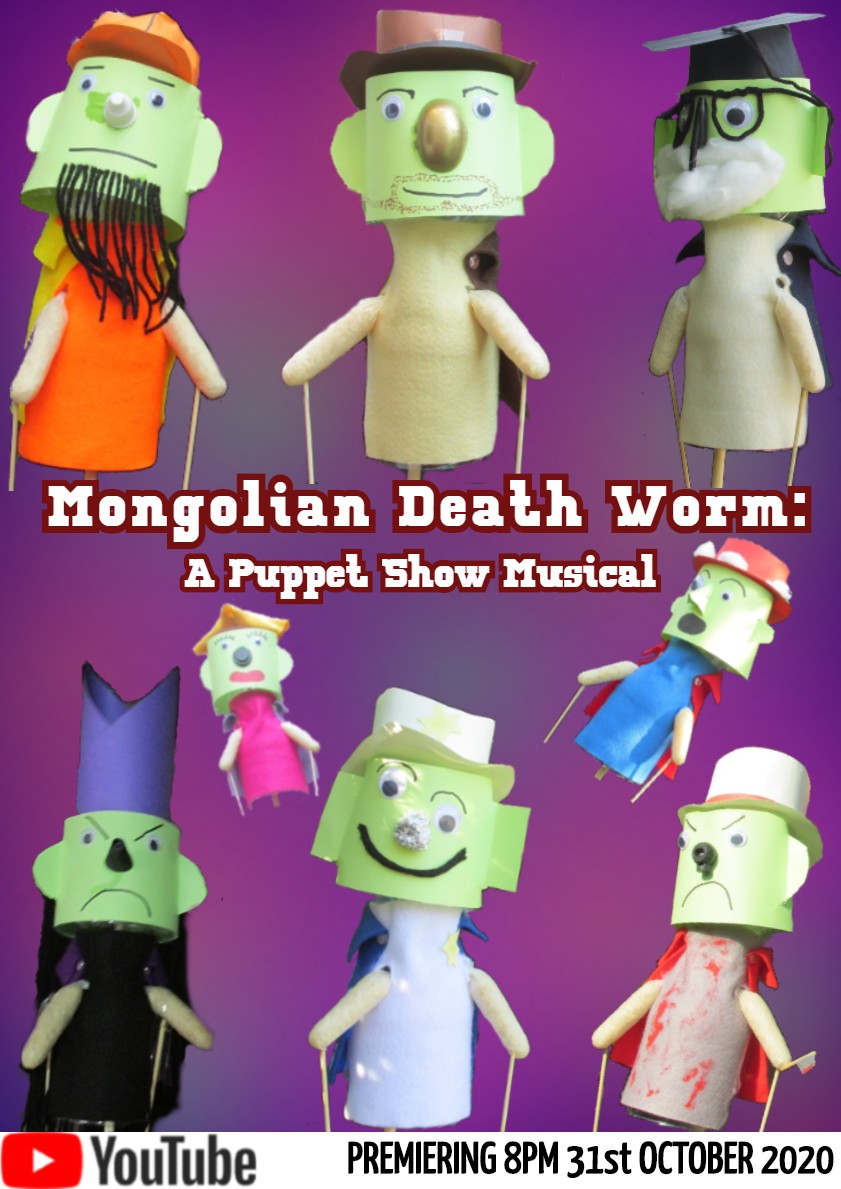 Teaser poster 2 for 'Mongolian Death Worm: A Puppet Show Musical'