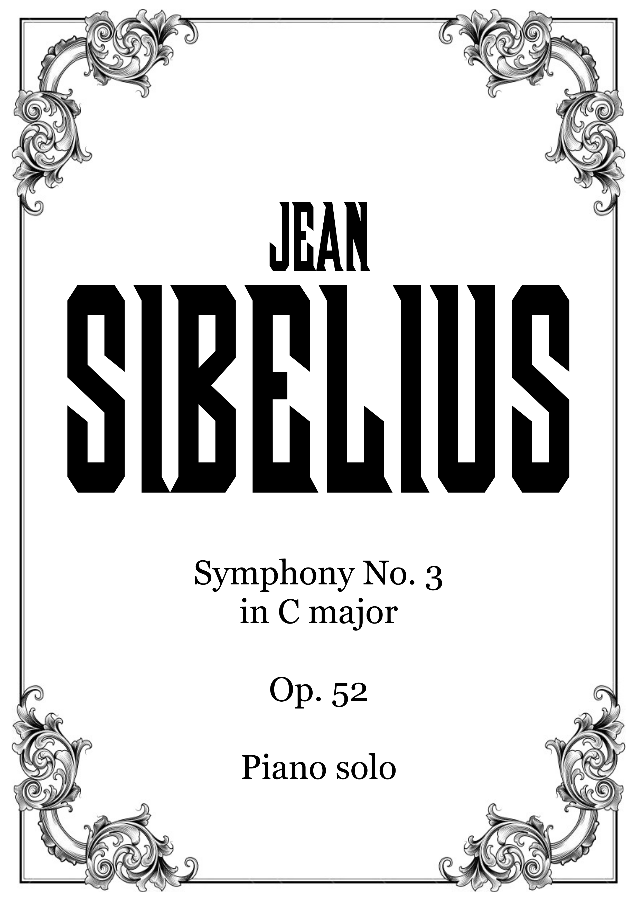 Symphony No 3 By Jean Sibelius Piano Solo PDF Download MICHAEL Symphony No 3 By Jean Sibelius Piano Solo PDF Download MICHAEL